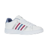 Sneaker K-SWISS "COURT TIEBREAK II", Gr. 40, weiß, infinity, weiß, Leder, sportlich, Schuhe