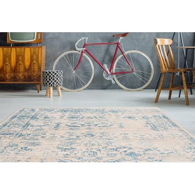 Teppich ARTE ESPINA "Baroque 600" Gr. 4, bunt (multi), B:160cm H:5mm L:230cm, Kunstfaser, Teppiche, Fransenteppich, Vintage Optik, mit Fransen, Wohnzimmer Image