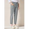 Paperbag-Hose CECIL, Damen, Gr. XL, Länge 28, obelisk grau, Web, 98% Baumwolle, 2% Elasthan, unifarben, casual, comfort fit lang, Hosen, mit großen Fronttaschen