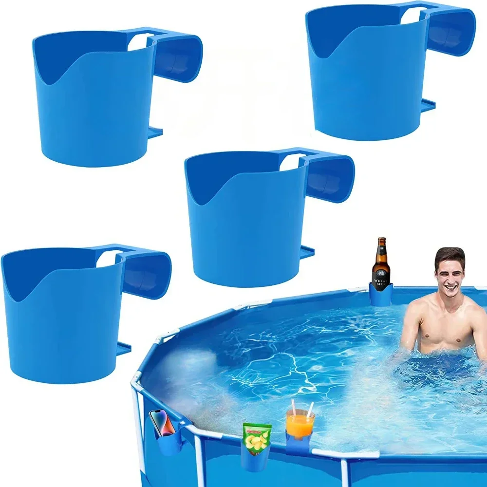 1pc Schwimmbad Getränke halter kein Punsch Bier & Getränke halter Outdoor Wassersport Handy Veranstalter Haushalt Pool Zubehör Image