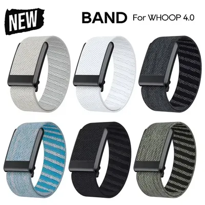 Nylon-Fitnessband, weich, verstellbar, Ersatzband, atmungsaktiv, Schutz, Sport-Armband für Whoop 4.0, für Damen und Herren Image