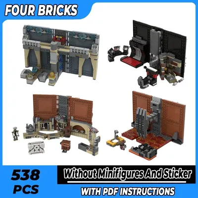 Star Film Modell Moc Gebäude Ziegel Todesstern Abschreckung Block Technologie Modulare Blöcke Image