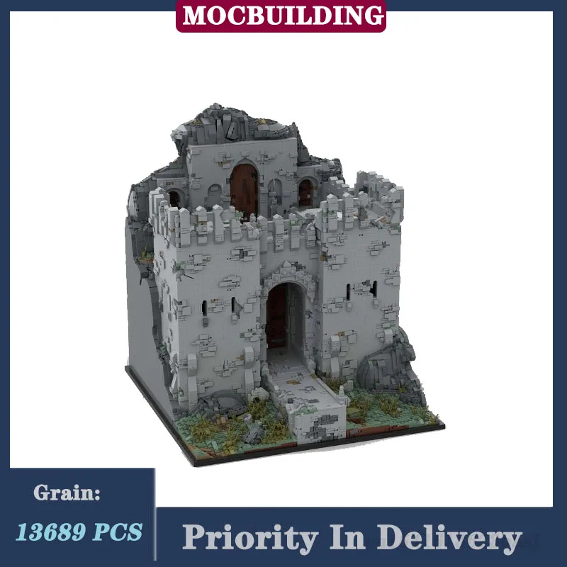 MOC Castle Großes Set Modell Baustein Architektur Street View Collection Serie Spielzeug Geschenke Image