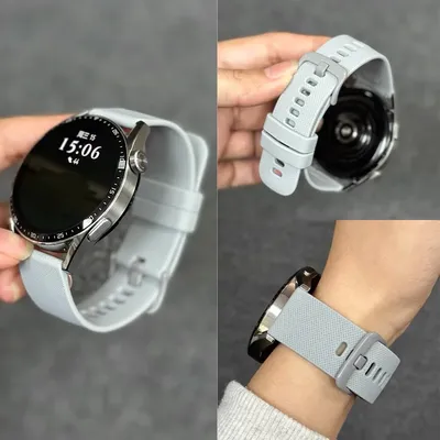 Sport Silikonband für Samsung Galaxy Watch 7/6/5/pro/4/Classic/amazfit GTS/GTR 20mm/22mm Armband Huawei GT 18mm Uhrenarmband Image