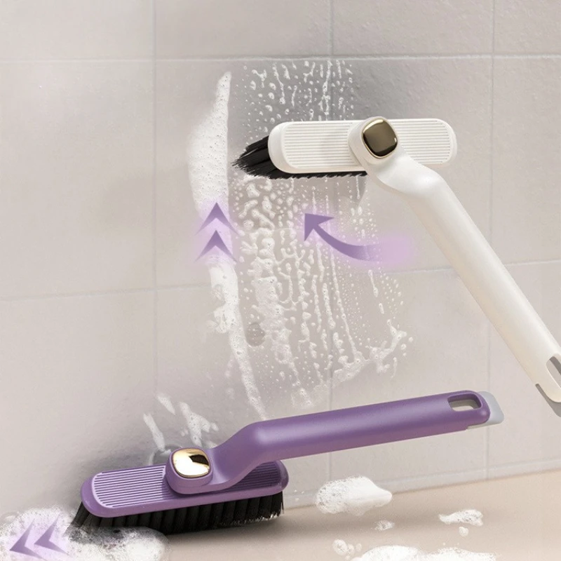 1/2PCS Multifunktionale Dreh Reinigung Pinsel Handheld Harte Borsten Pinsel Bad Fliesen Nahtlose Sauber Pinsel Boden Naht pinsel Image