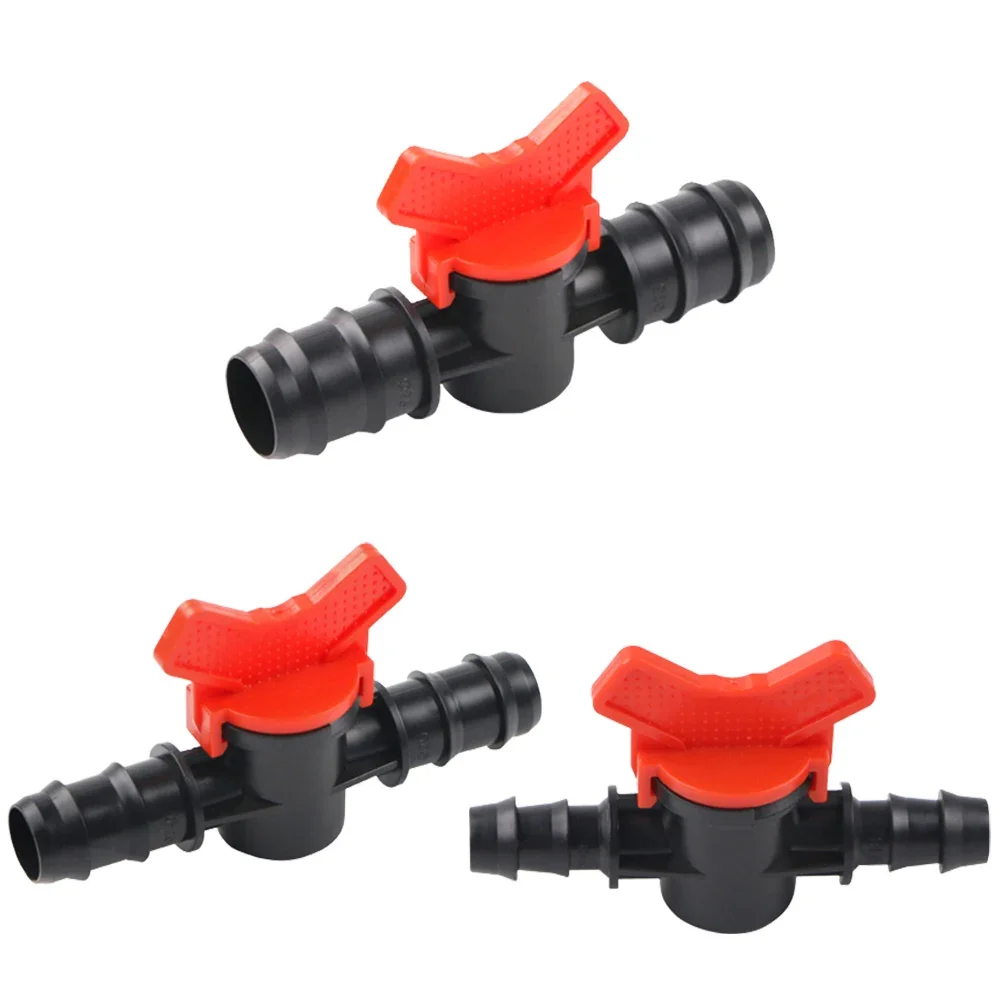 16mm 20mm 25mm Absperrventil Kugelhahn Anschluss PE Rohr PN4 Tropfschlauch für Tropfbewässerung Aquarium Garten Image