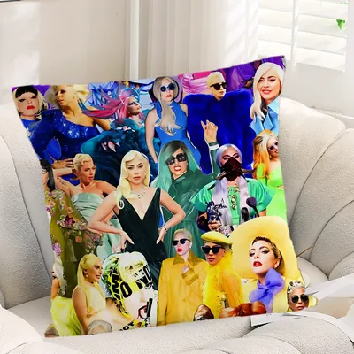 Kissenbezüge, dekorative Kissenbezüge für Sofa, L-Lady Gagas, Kissenbezüge, Wohnzimmer, Image