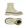 Steve Madden Damen Stiefelette, Gr. 41, cremeweiß, Leder