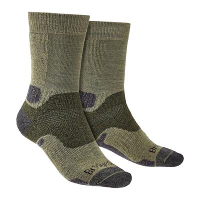 Bridgedale - Herren Wandern Midweight Merinowolle Socken - Grün Image