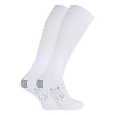 Medalin Saphena - 2er-Pack Kniestrümpfe gegen Embolie | Unisex abgestufte Kompressionsstrümpfe - Weiß Image