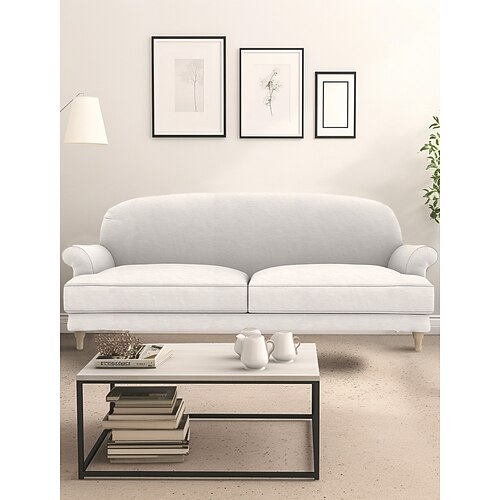 Sofabezug mit Blumenmuster, gesteppt, 100 % Baumwolle, Schonbezüge, Essebodacover, Litb Prime Cover Image