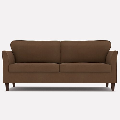 Sofahusse Einfarbig Gesteppt Samt Überzüge Image