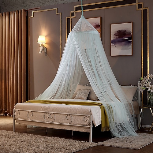 Baldachin Vorhang Bettwäsche romantisches Baby-Mädchen runder Domzelt Baumwolle geeignet für Betten innerhalb von 18M Bett Baldachin Image