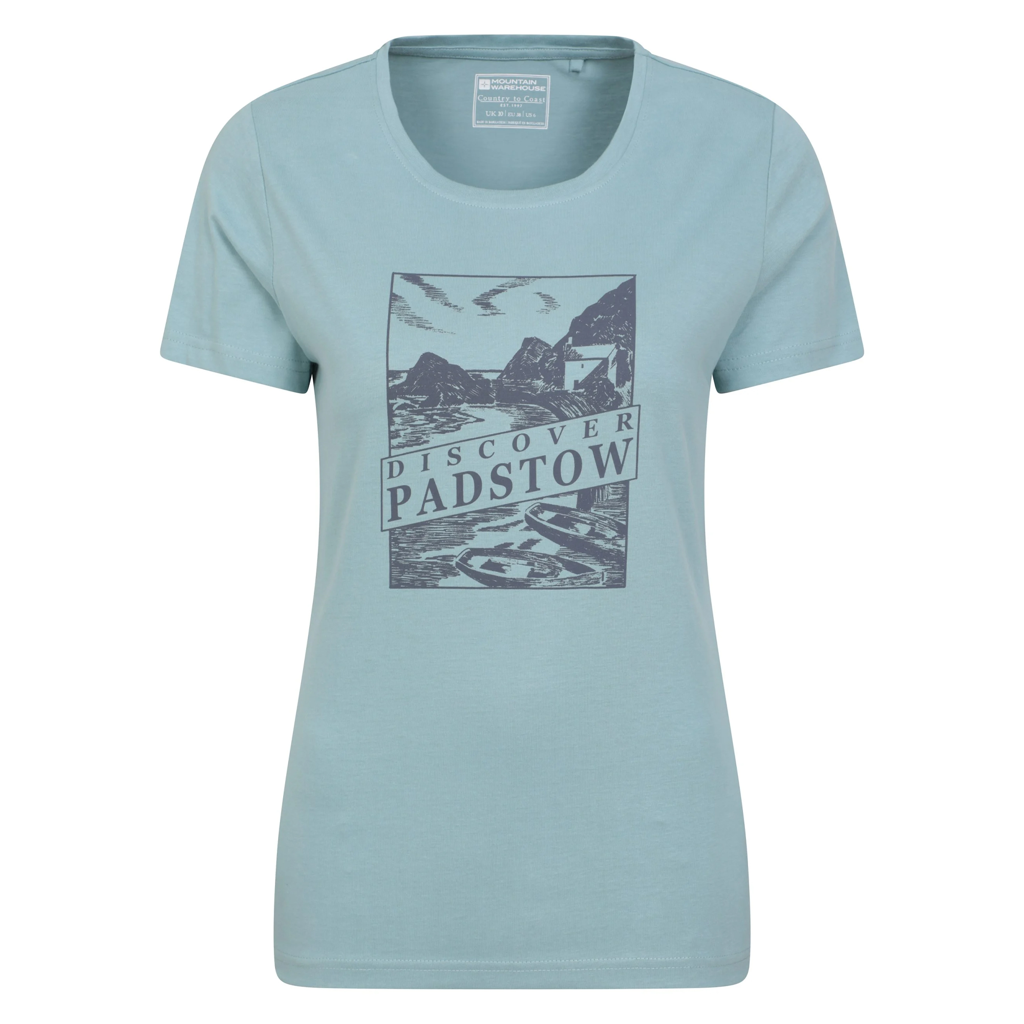 Mountain Warehouse - "Discover Padstow" T-Shirt für Damen (Blau) Image