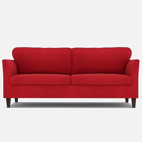 Sofahusse Einfarbig Gesteppt Samt Überzüge Image