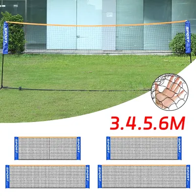 Standard Badminton Net Portable Volleyball Tennis Net Outdoor Sports Training Net Professional