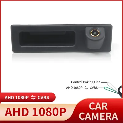 AHD 1080P Golden lens Wide Angle Car Trunk Handle Rear View Reverse Camera for BMW 3er F30 5er F10