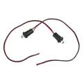 2 pz 12V blu lampeggiante manichino falso allarme auto montaggio cruscotto luce LED accessori moto