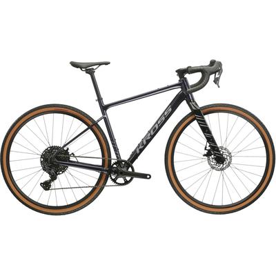 Gravelbike KROSS "Gravelbike Esker 2.0" Gr. 51, blau (blau, blau), Fahrräder, 51cm, 28 Zoll (71,12cm) hinten: 28 Zoll (71,12cm)