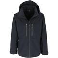 Blue Wave Funktionsjacke "Nick" Herren marine, Gr. 2XL/3XL/L/M/XL, Polyester, mit abnehmbarer Kapuze und verschweißten Nähten