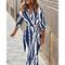 robe décontractée pour femme robe midi orange fleur rouge bande bleue bande rouge fleur rose noire lettre marine fleur violette bleue fleur marine chaîne rose chaîne rose foncé demi-manche lacets