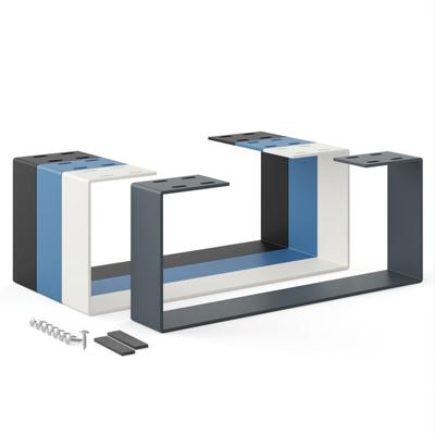 Holzbrink - Tischbeine Metall Grau 1 Stück Tischkufen/Tischgestell für Couchtisch, Esstisch, Image