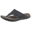 Zehentrenner JOSEF SEIBEL "Maverick 05", Herren, Gr. 47, blau (jeans), Leder, casual, Schuhe, Sommerschuh, Pantolette, Sandale in Weite G (weit)