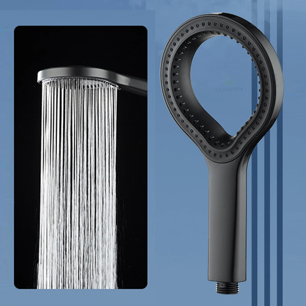 Ring Design Hochdruck Dusche Kopf Neue Bad Booster Dusche Kopf Handheld Regen Dusche Kopf Bad Zubehör
