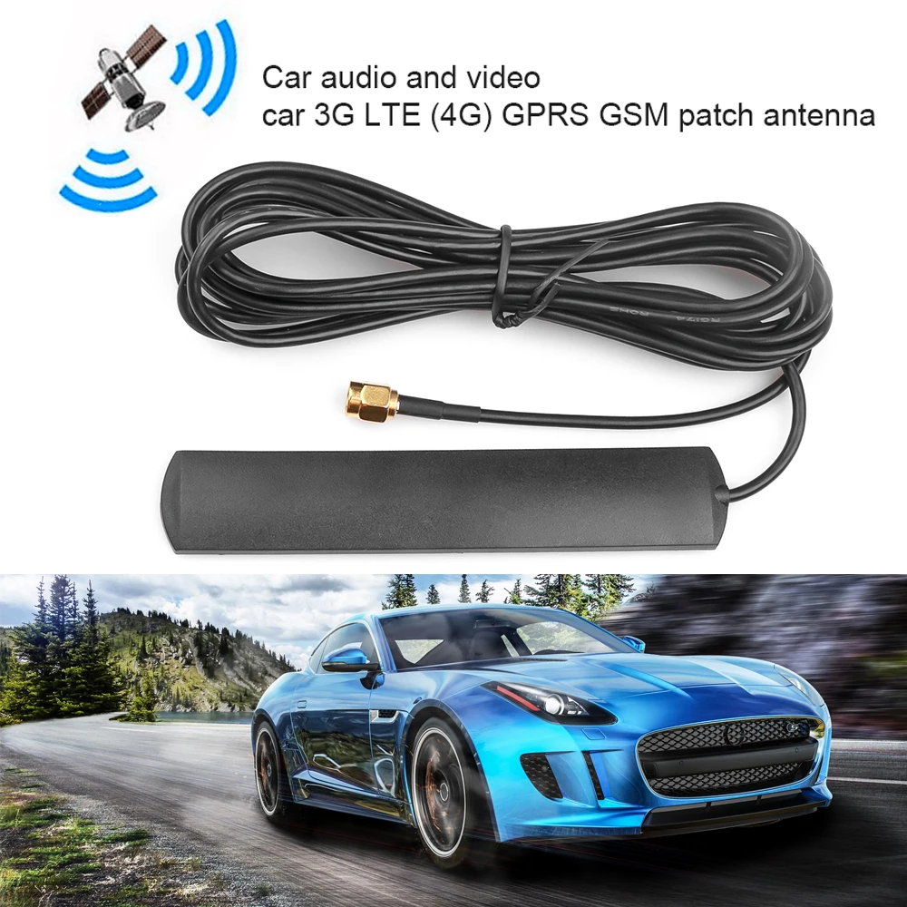 Auto Fahrzeug 4g gsm Patch Antenne sma Stecker Klebe halterung 3g gsm Antenne 700-2100mhz für Auto GPS GPS Navigation Image