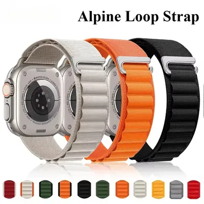 Alpine Loop Strap für Apple Watch Band Ultra 2 49 mm 46 mm 44 mm 40 mm 45 mm 41 mm 42 mm 38 mm Image