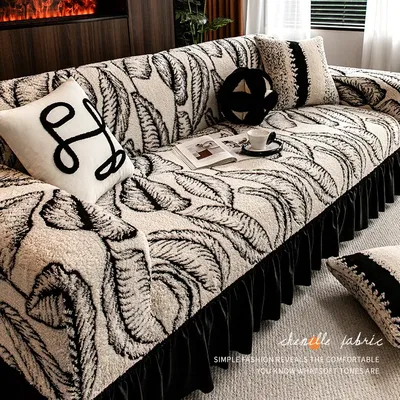 Adjustable Elastic Sofa Cover Armchair Protector Corner L Shape Stretch Slipcovers Couch Cover 1/2/3/4/5 Seater for Living Room