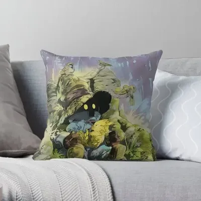 Vivi Final Fantasy-Druck, Überwurf-Kissenbezug, Sofa-Dekoration, dekorativer Büro-Mode-Hülle, Komfort-Kissen, einschließlich der Seite Image