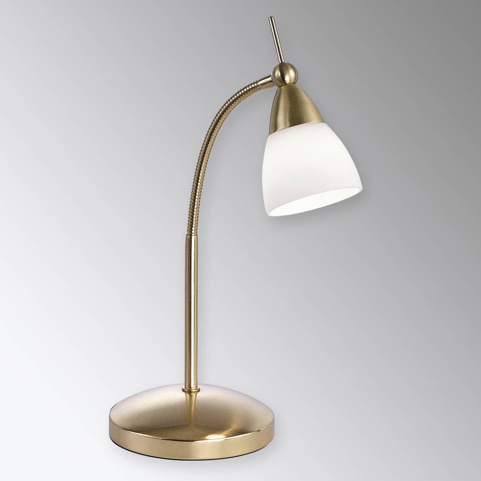 Paul Neuhaus Tischlampe Pino, dimmbar, messing / gold, für Wohn- / Esszimmer, Metall, Modern, Tischlampe