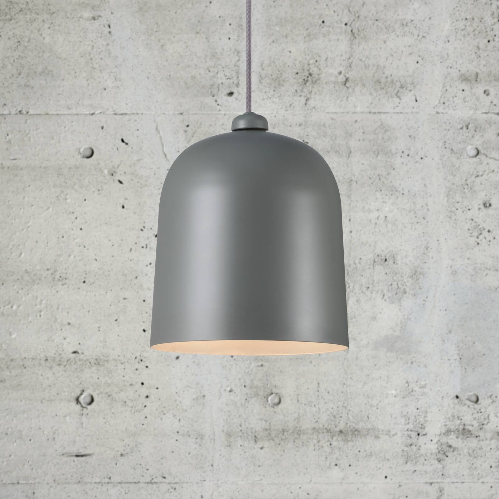 DFTP by Nordlux Hängelampe Angle, dimmbar, alu / grau / zink, für Küche, Metall, Industrielles Design, Pendelleuchte