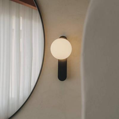 LEDS-C4 LED-Wandlampe Perlina, schwarz, Stahl Image