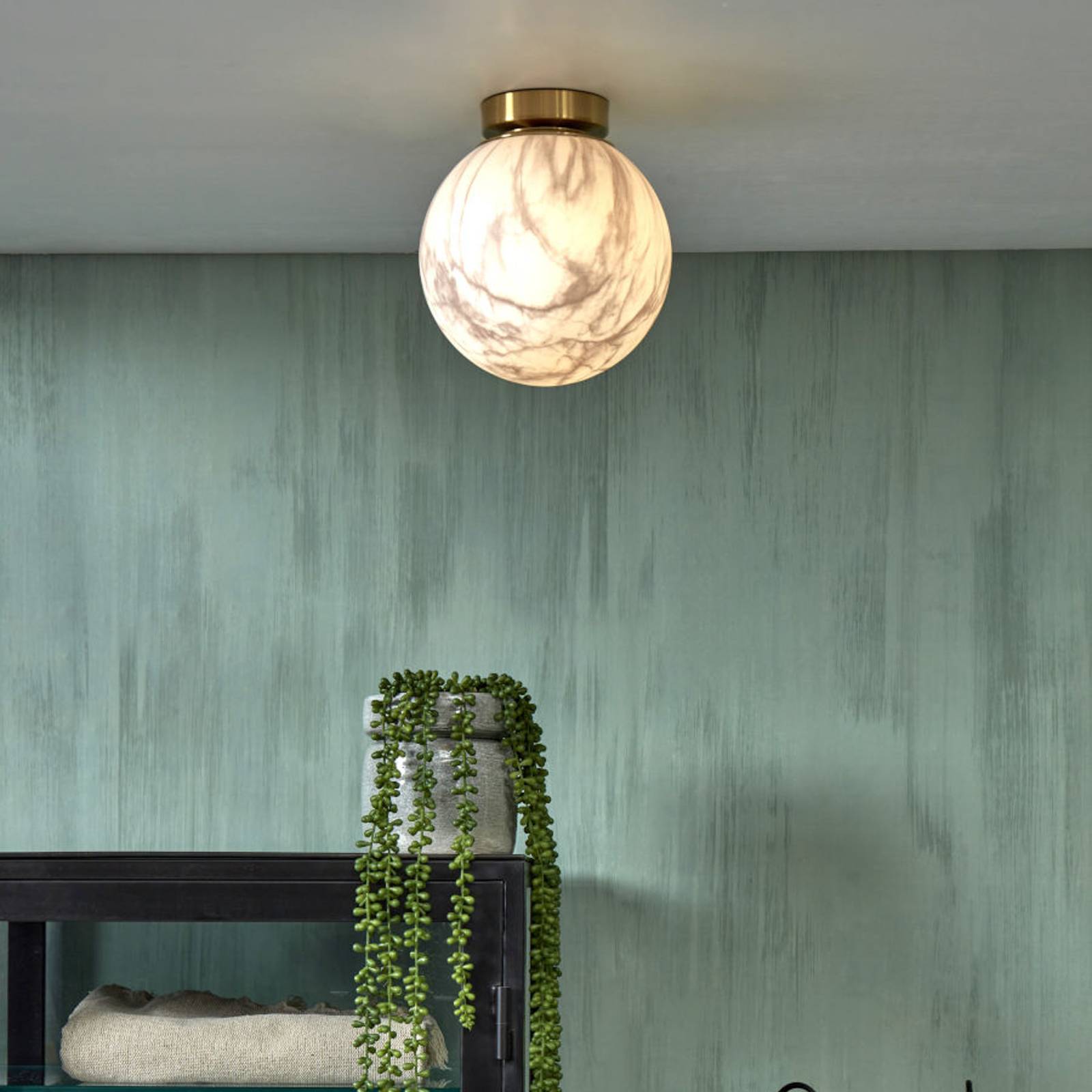 IT´S ABOUT ROMI Deckenlampe Carrara, dimmbar, weiß / opal, für Wohn- / Esszimmer, Glas, Design, Deckenlampe