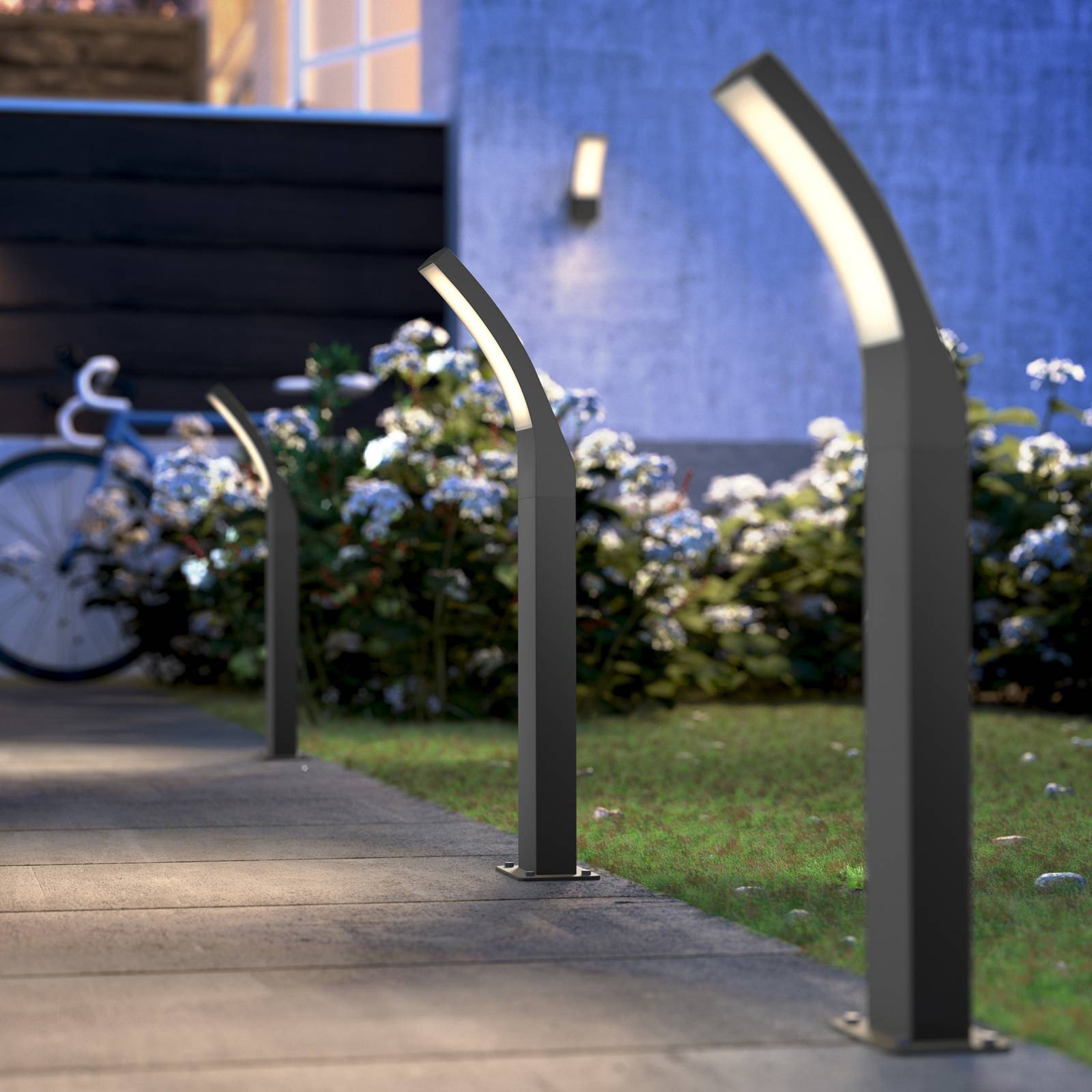 Philips LED Wegeleuchte Splay, Aluminium, LED Außenleuchte