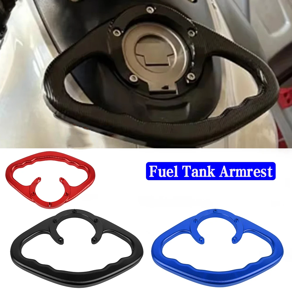 Für Yamaha MT-09 MT09 MT09 Tracer 9gt FZ09 FZ-09 Hinten Passagier Gas Tank Bar Kraftstoff Tank Armlehne Haltegriff Lenker Hand Grip Image