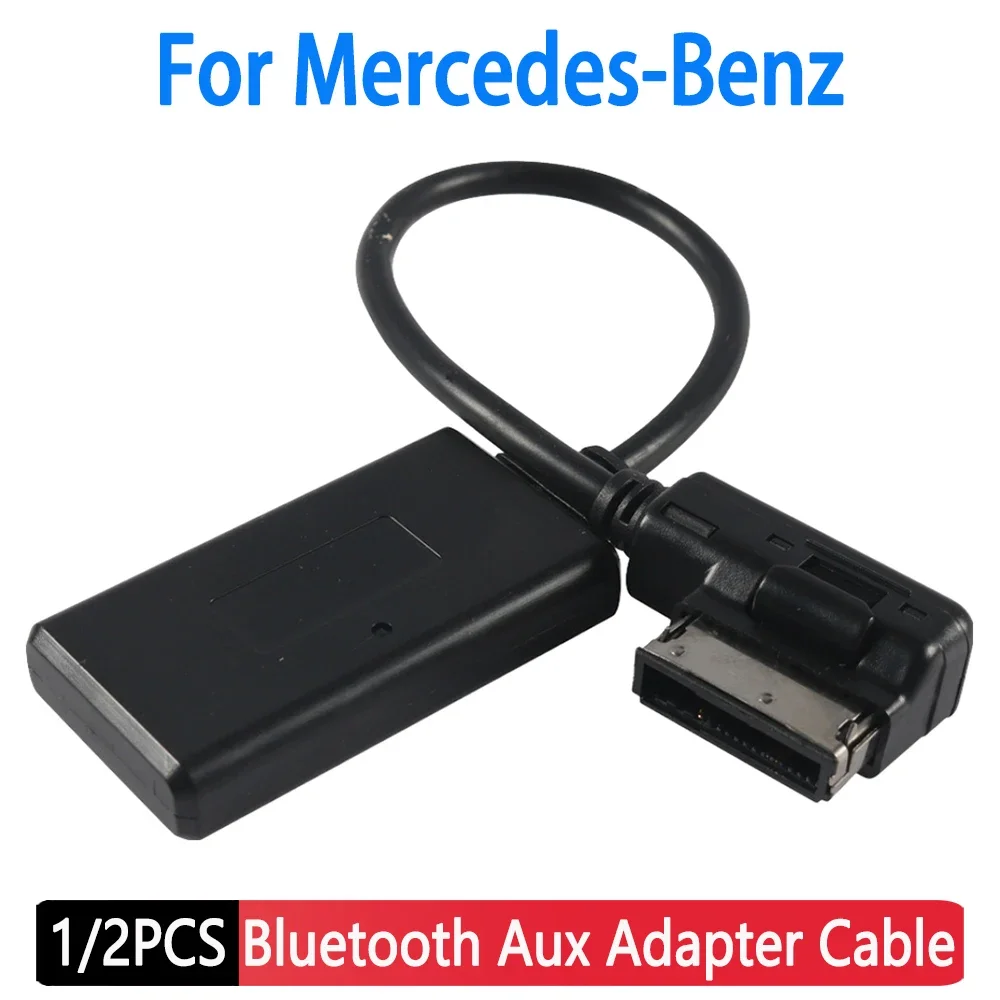 Media Interface AUX Wireless Adapter A/B/C/E/M/S/R/W/GL/ML/SL/CLS/SLK/GLK Classes 2009-2014 Bluetooth Car Kit für Mercedes-Benz Image