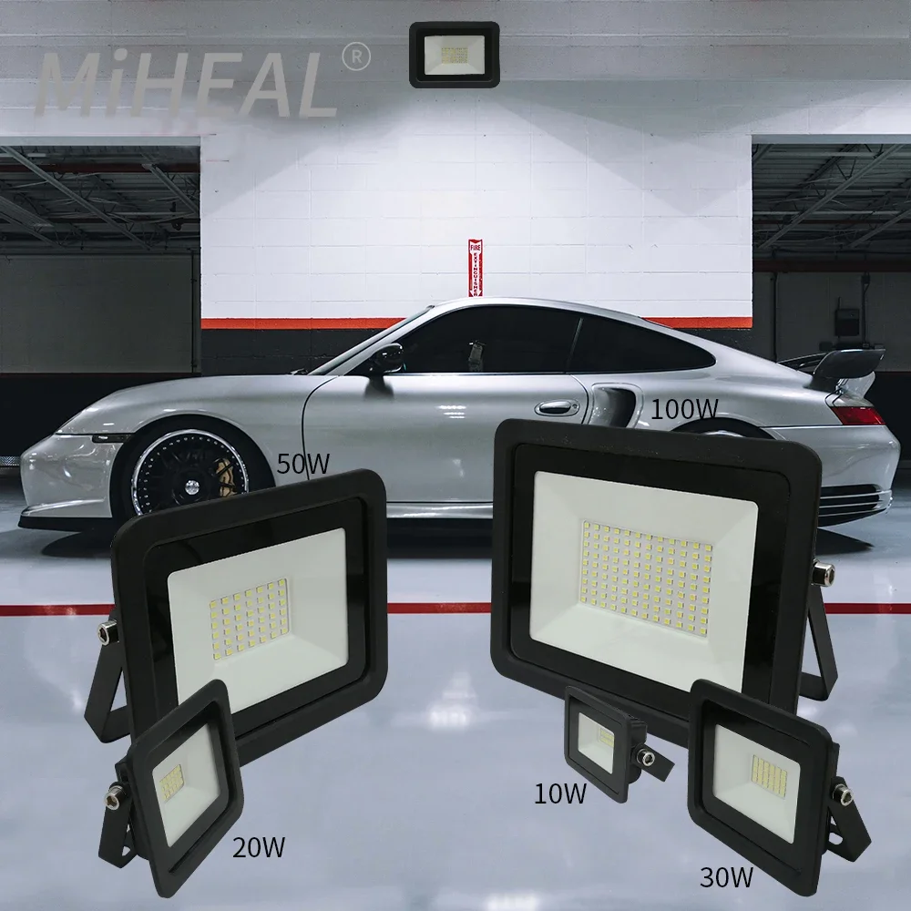 110V/220V LED Industriebeleuchtung 10W 20W 30W 50W 100W Fabrik Werkstatt Garage IP68 Arbeitslampe Bergbaulampe Flutlicht LED Image