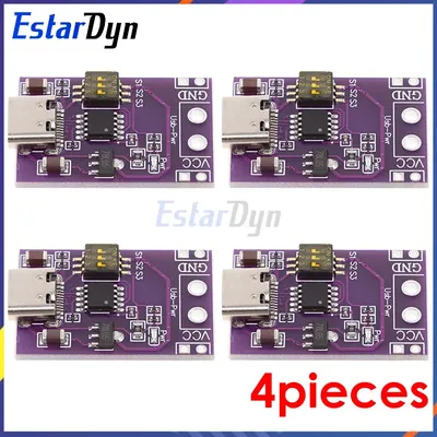 4 Stück CH224K Modul Typ-C QC AFC PD2.0 PD3.0 zu DC Spoof Scam Schnellladeauslöser Schadeldetektor Image