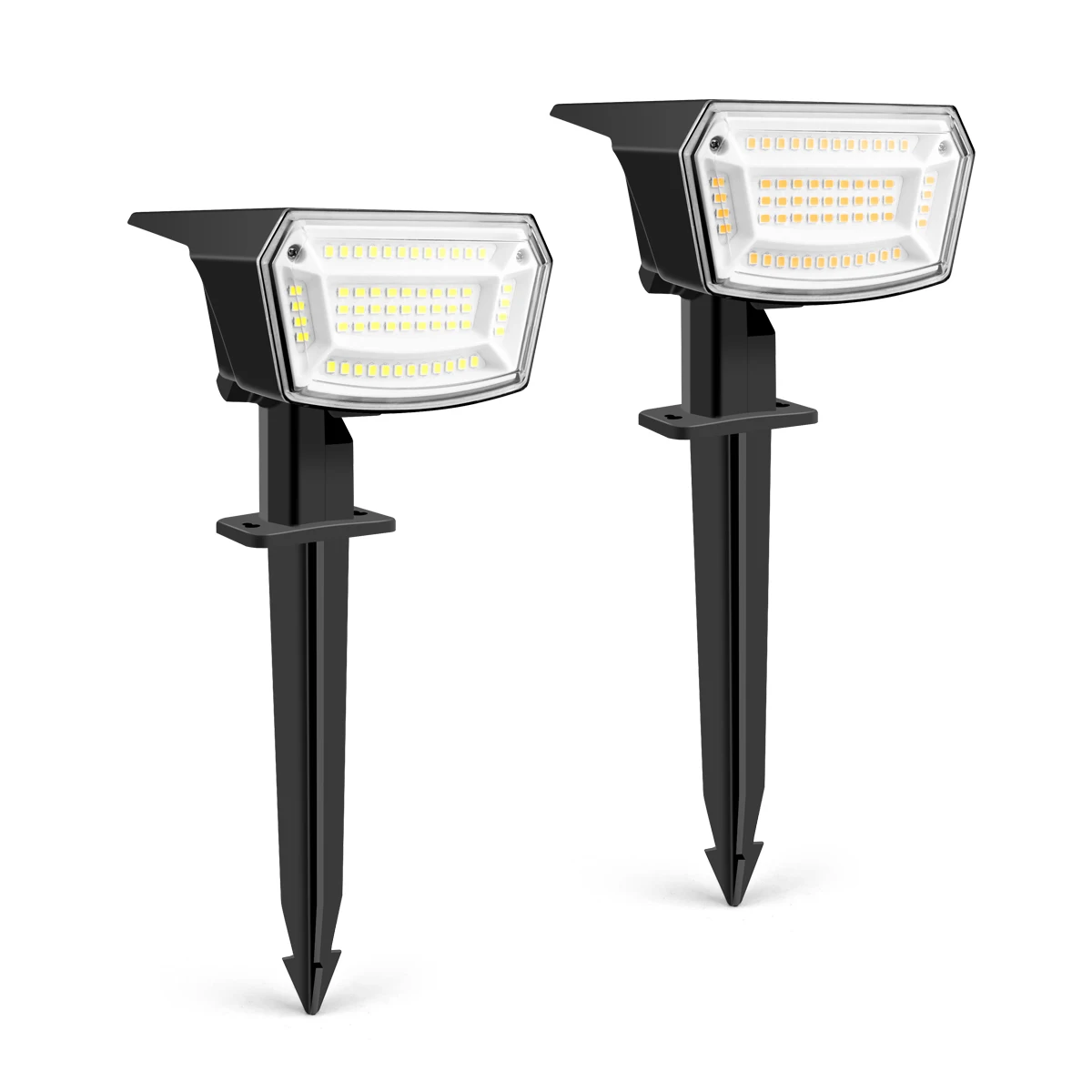 1200 mAh Batterie Outdoor Garten Landschaft Beleuchtung Wasserdicht Wiederaufladbare Solar LED Strahler Für Hinterhof Rasen Gang Weg Dekor