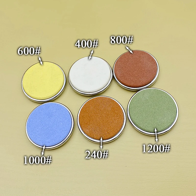 240/400/600/800/1000/1200 Körnung Schleifstein Roll messers chärfer Zubehör Magnet messer halter Schärfen Steins ch eiben werkzeuge Image