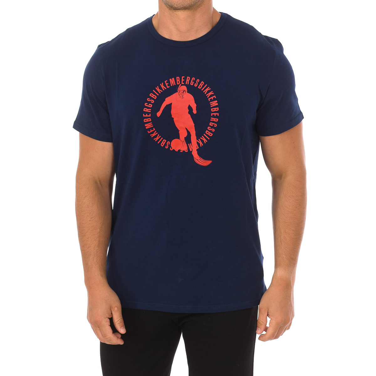 PUPINO Herren-Kurzarm-Rundhals-T-Shirt BKK1MTS02 Image