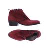 camel active Damen Stiefelette, Gr. 5.5, rot, Leder