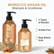 PURC Morocco Argan Oil Shampoo Conditioner Set Smoothing Nourishing Repair Damaged Frizz Hair Scalp