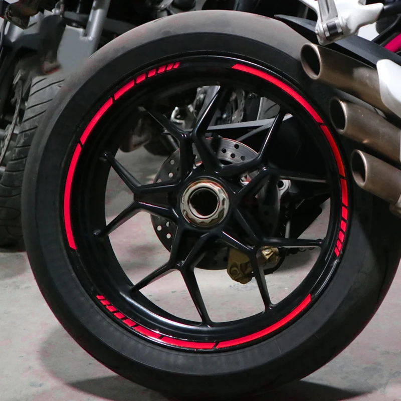 Autocollants de roue de moto, autocollants réfléchissants de 17/18 pouces pour Honda Cb500f, support d