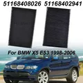 Per BMW X5 E53 1998-2006 51168402941 51168408026 Nuova copertura per console centrale per auto, tenda scorrevole per tenda a rullo, portabicchieri per acqua