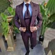 Moda uomo italiano abiti Slim Fit sposo smoking da sposa formale Business maschile Blazer 3 pezzi set terno masculinos completo