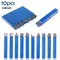 Outil de coupe à pointe en carbure pour tour à métaux, ensemble de coupe de mèches C6, outils à main, accessoires pour outils électriques, 1/4 po, 10 pièces